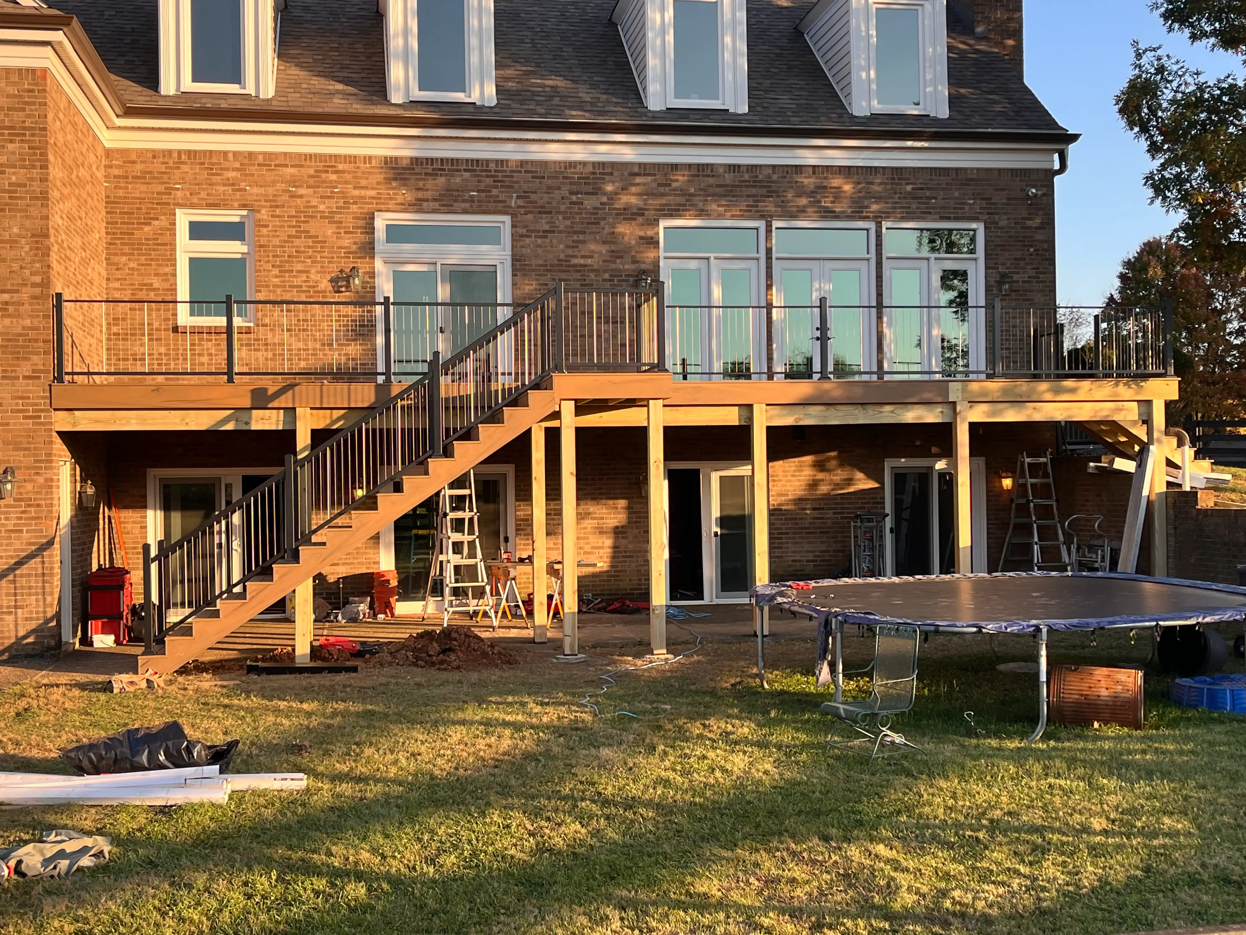 Backyard deck Louisville
