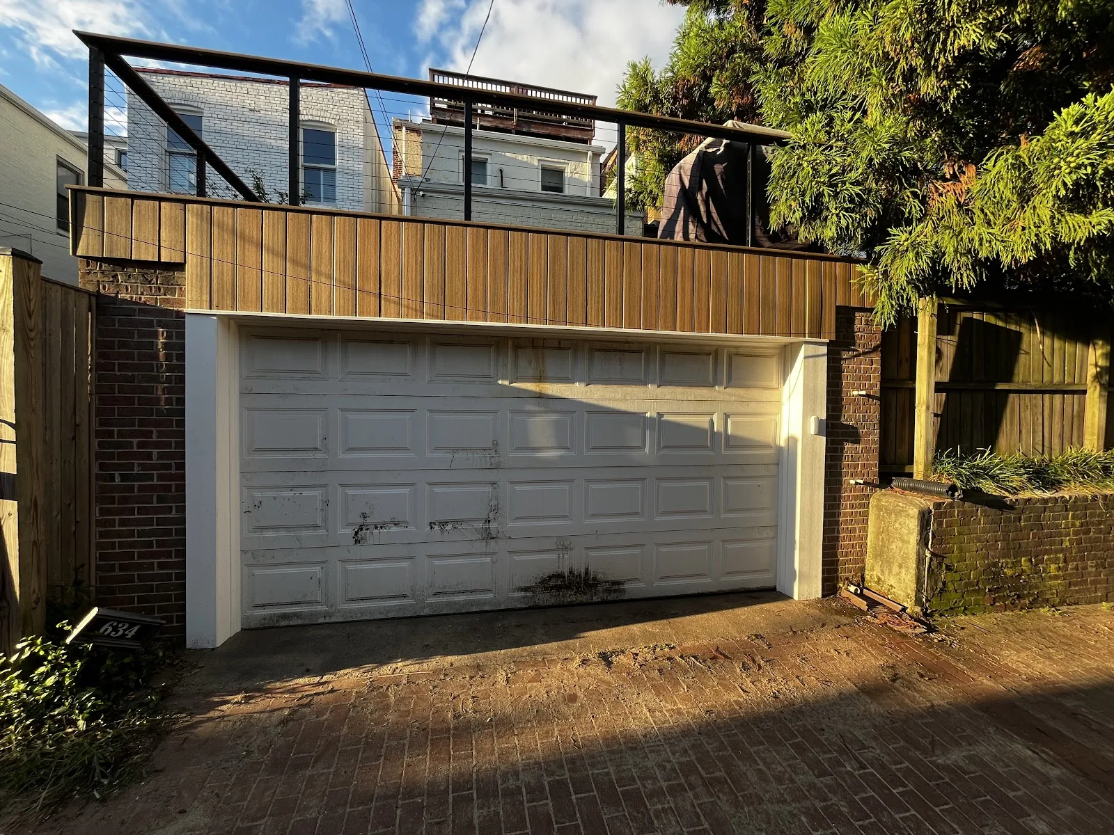 Custom deck built over garage by Prospect KY deck builder